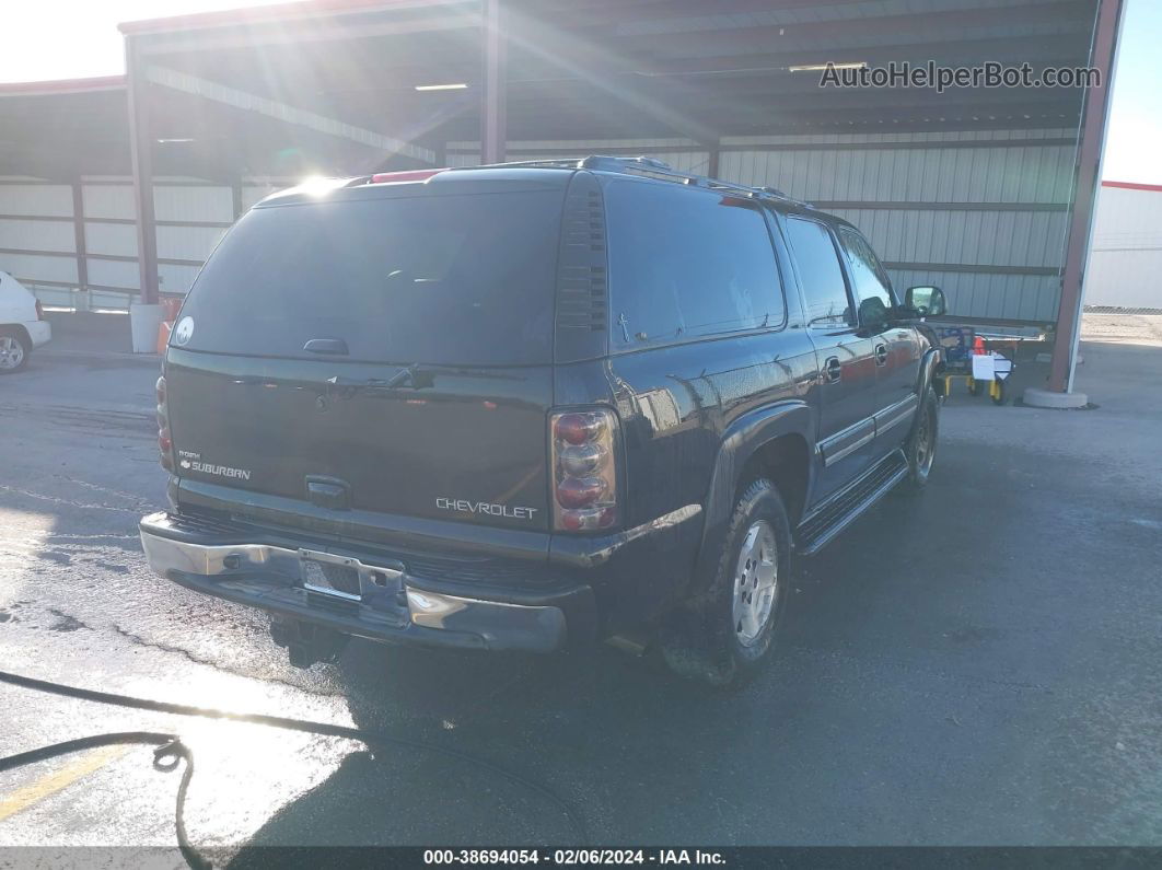 2005 Chevrolet Suburban 1500 Lt Black vin: 3GNFK16Z95G246460