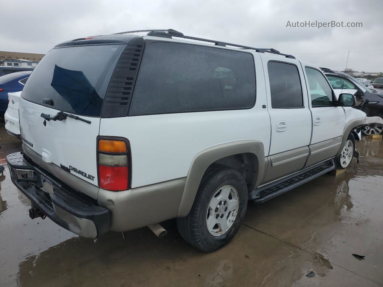 2005 Chevrolet Suburban K1500 White vin: 3GNFK16Z95G263937