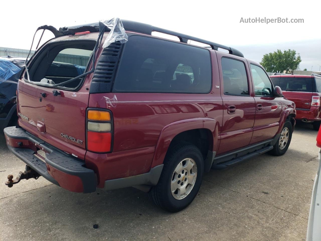 2005 Chevrolet Suburban K1500 Красный vin: 3GNFK16ZX5G101296