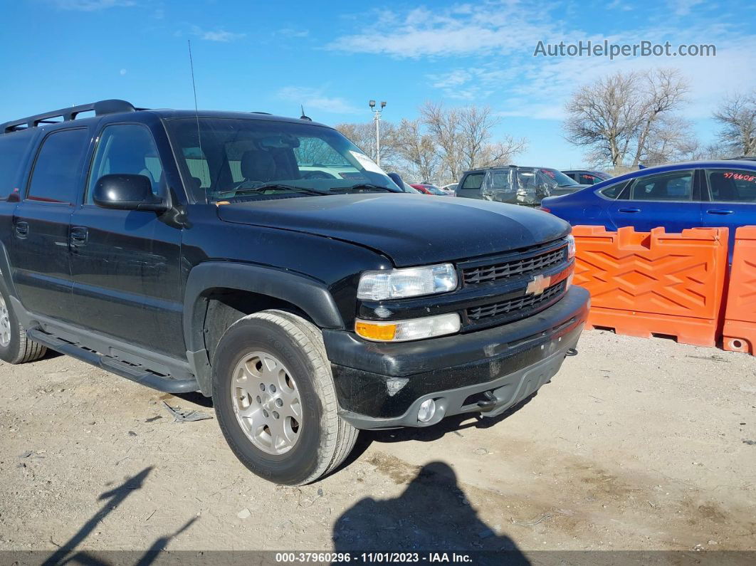 2005 Chevrolet Suburban 1500 Z71 Black vin: 3GNFK16ZX5G139983