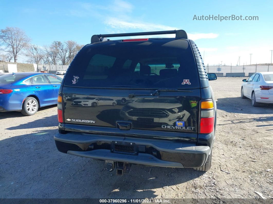 2005 Chevrolet Suburban 1500 Z71 Black vin: 3GNFK16ZX5G139983