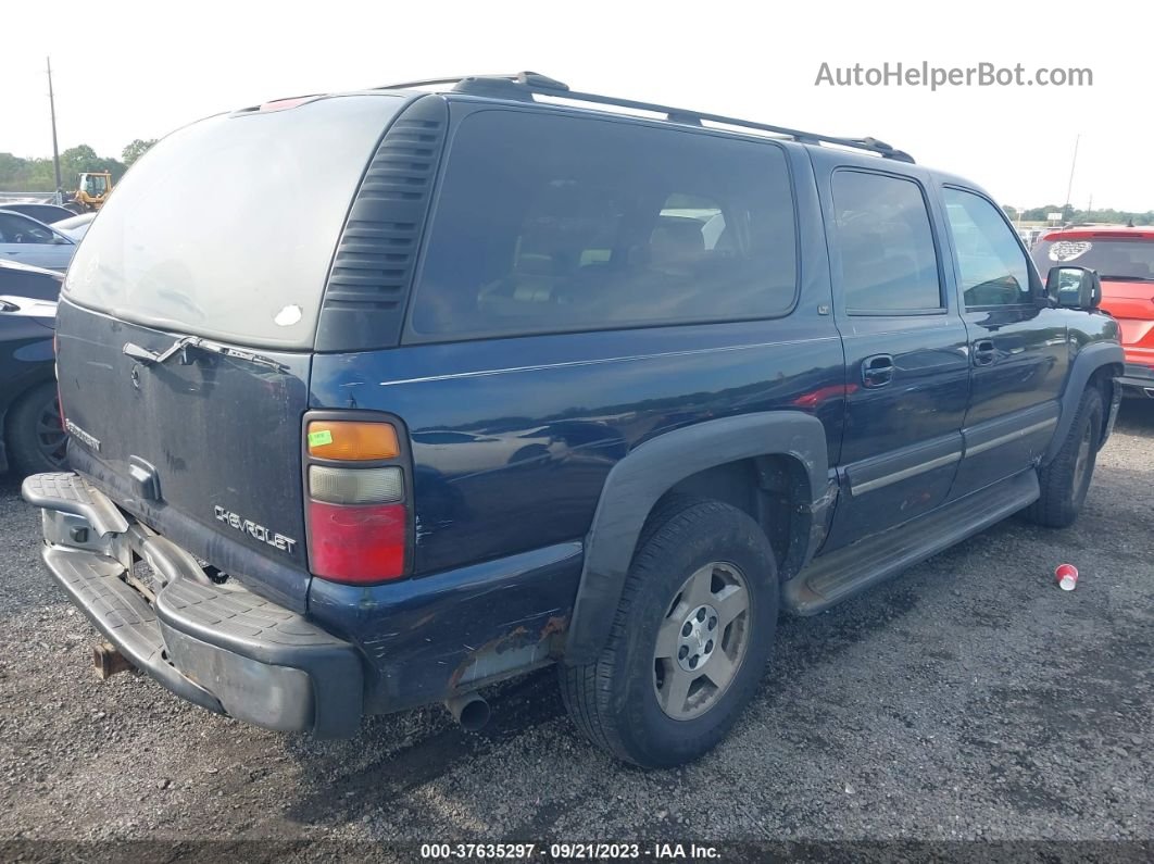 2005 Chevrolet Suburban Lt Темно-синий vin: 3GNFK16ZX5G174104