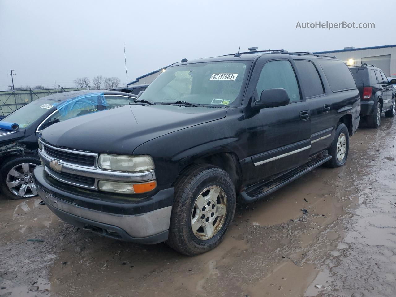 2005 Chevrolet Suburban K1500 Black vin: 3GNFK16ZX5G231708