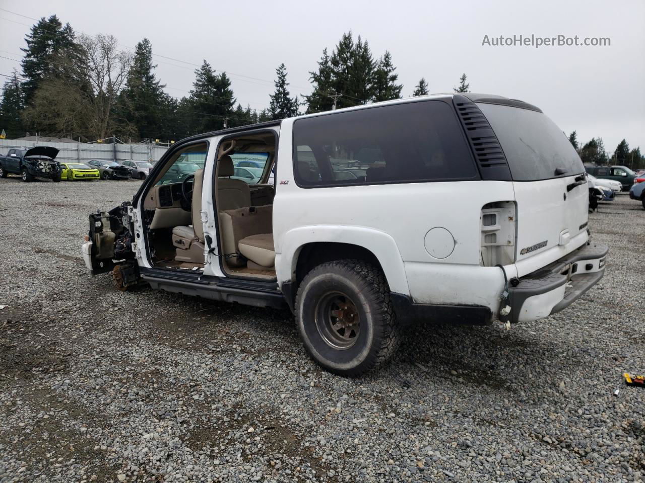 2005 Chevrolet Suburban K1500 Белый vin: 3GNFK16ZX5G279337