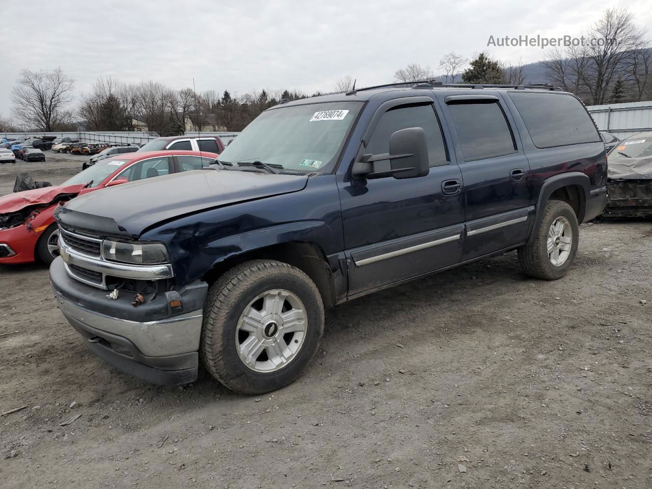 2005 Chevrolet Suburban K1500 Blue vin: 3GNFK16ZX5G283338