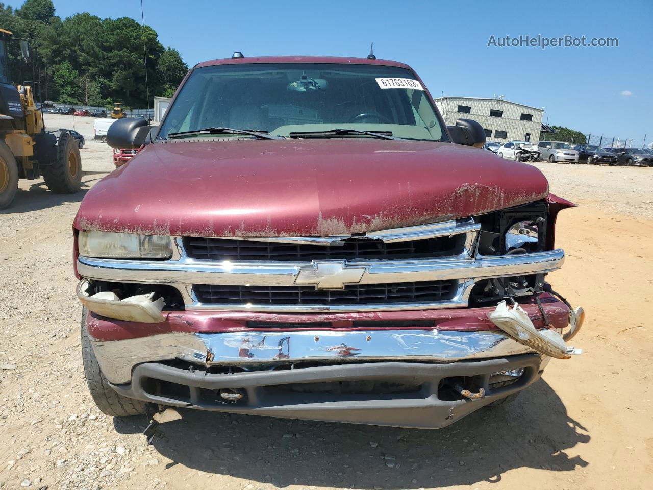 2005 Chevrolet Suburban C2500 Red vin: 3GNGC26G75G285067