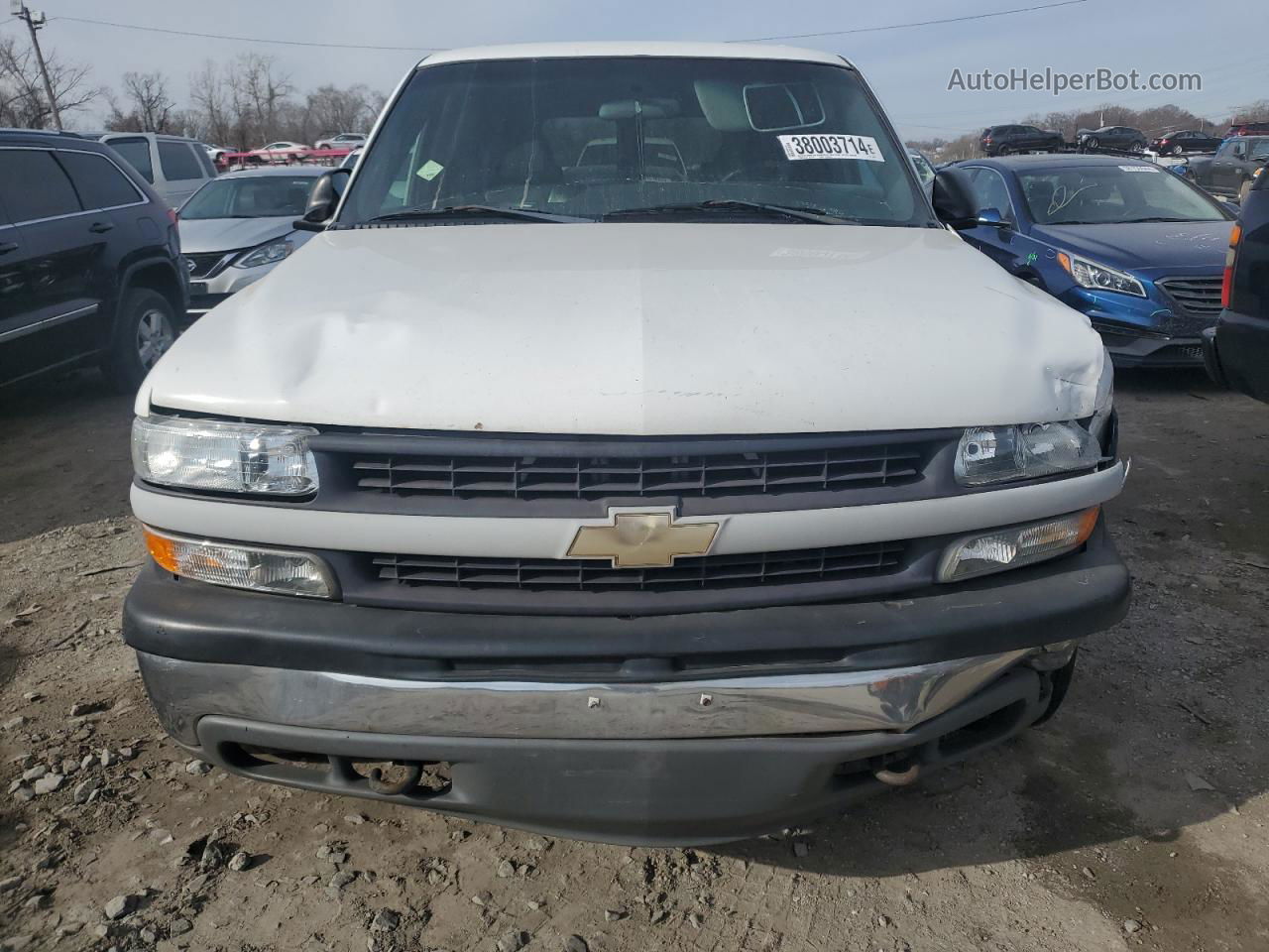 2000 Chevrolet Suburban K2500 White vin: 3GNGK26U5YG196532