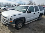 2000 Chevrolet Suburban K2500 White vin: 3GNGK26U5YG196532