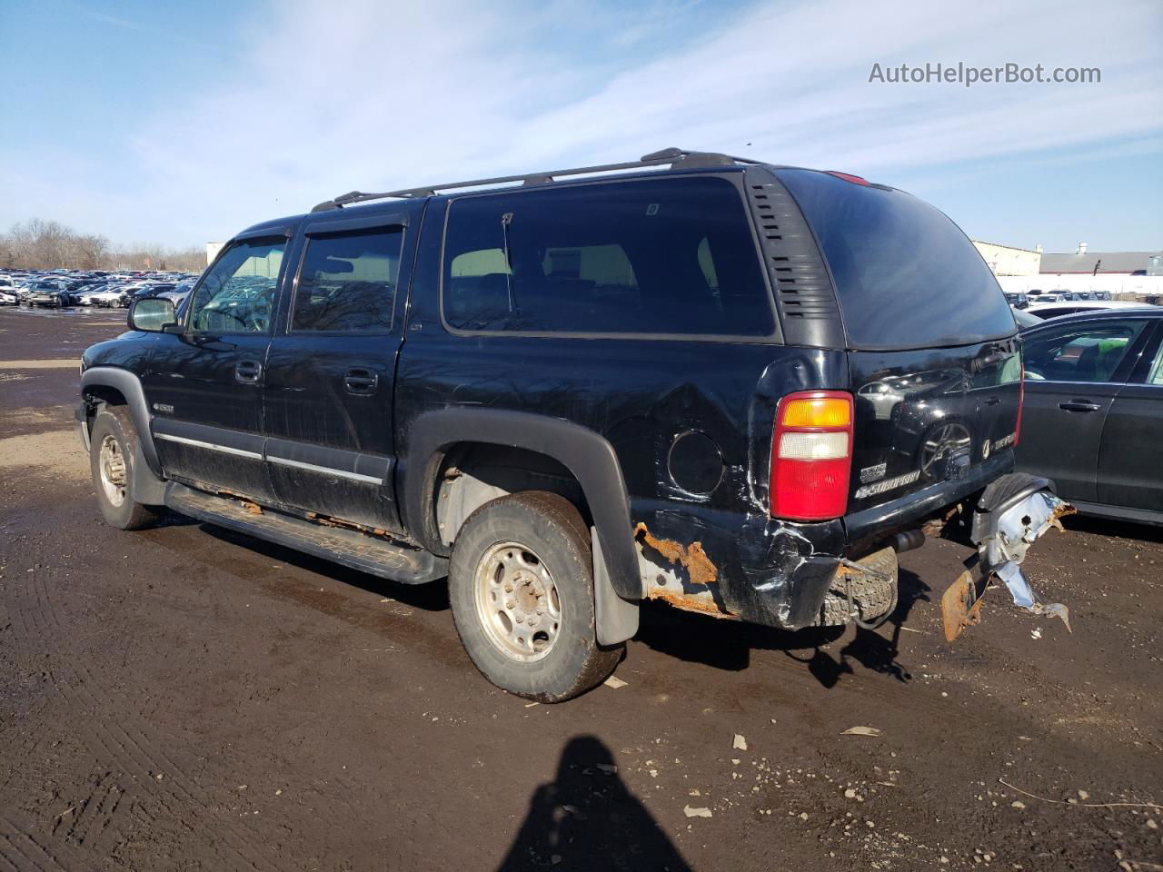 2000 Chevrolet Suburban K2500 Black vin: 3GNGK26U7YG191431