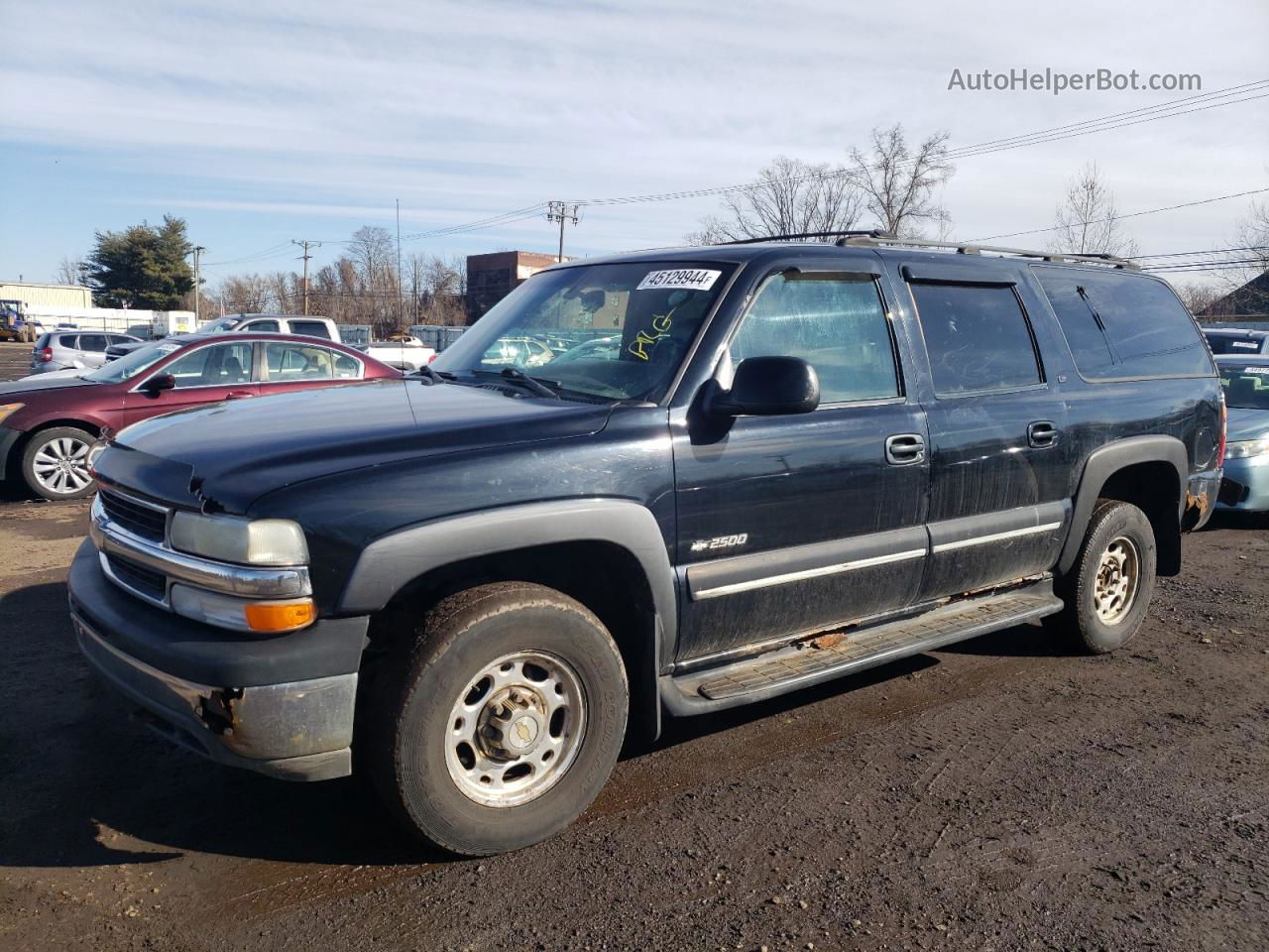 2000 Chevrolet Suburban K2500 Black vin: 3GNGK26U7YG191431