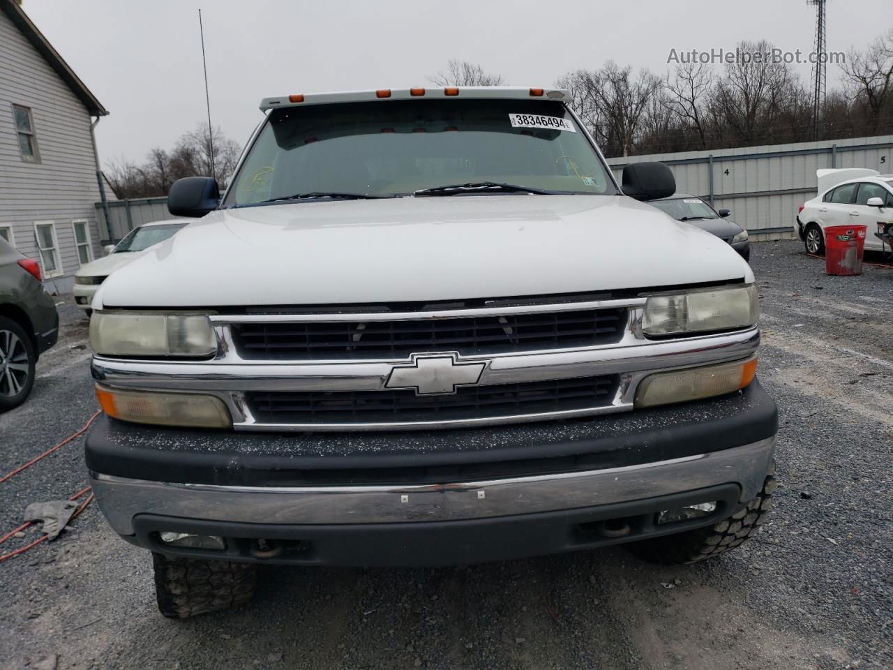 2000 Chevrolet Suburban K2500 White vin: 3GNGK26U8YG160236