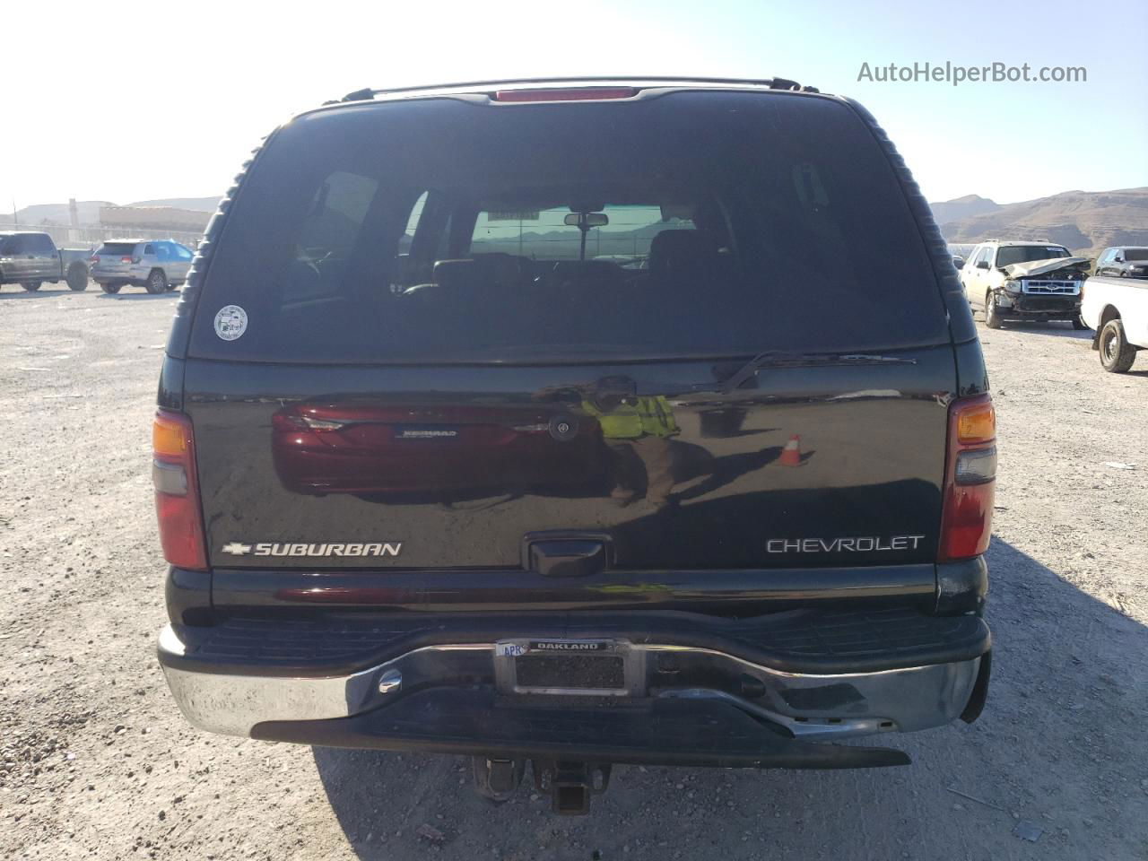 2000 Chevrolet Suburban K2500 Black vin: 3GNGK26U9YG152372