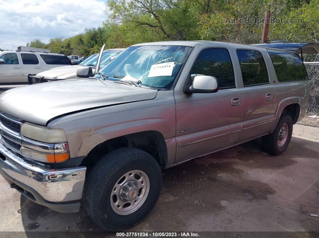 2000 Chevrolet Suburban 2500 Lt Beige vin: 3GNGK26UXYG174056