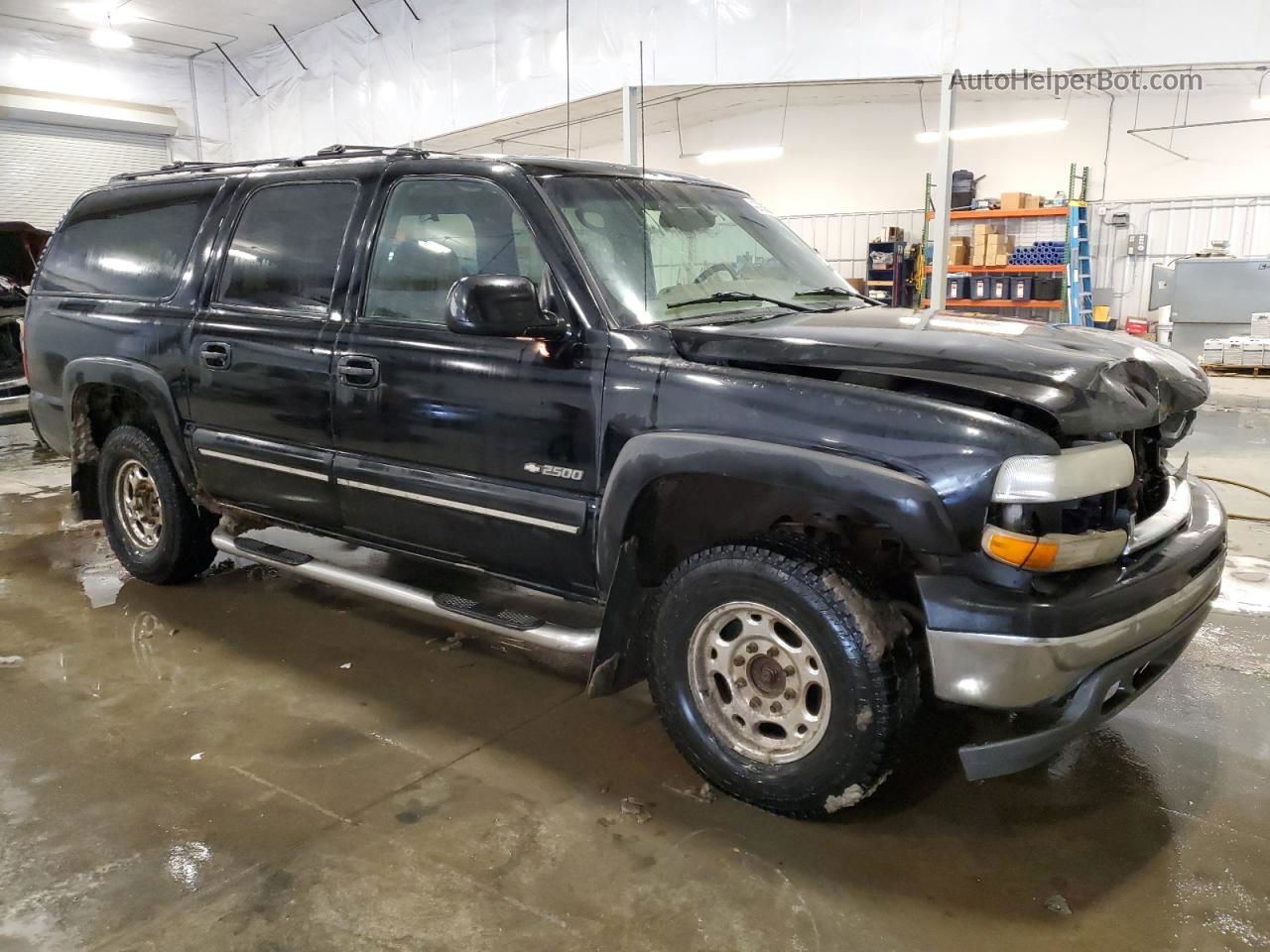 2000 Chevrolet Suburban K2500 Black vin: 3GNGK26UXYG197417