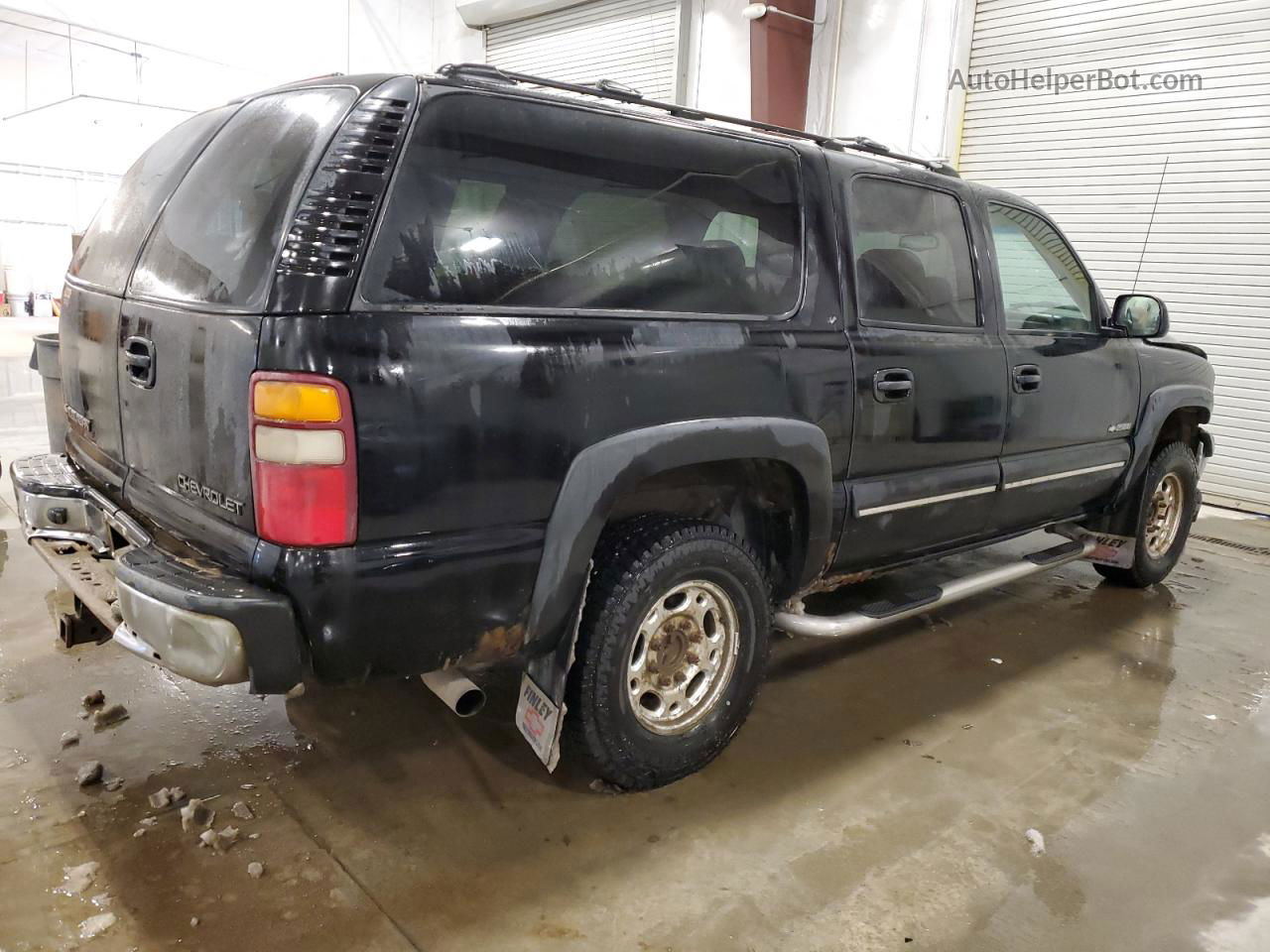 2000 Chevrolet Suburban K2500 Black vin: 3GNGK26UXYG197417