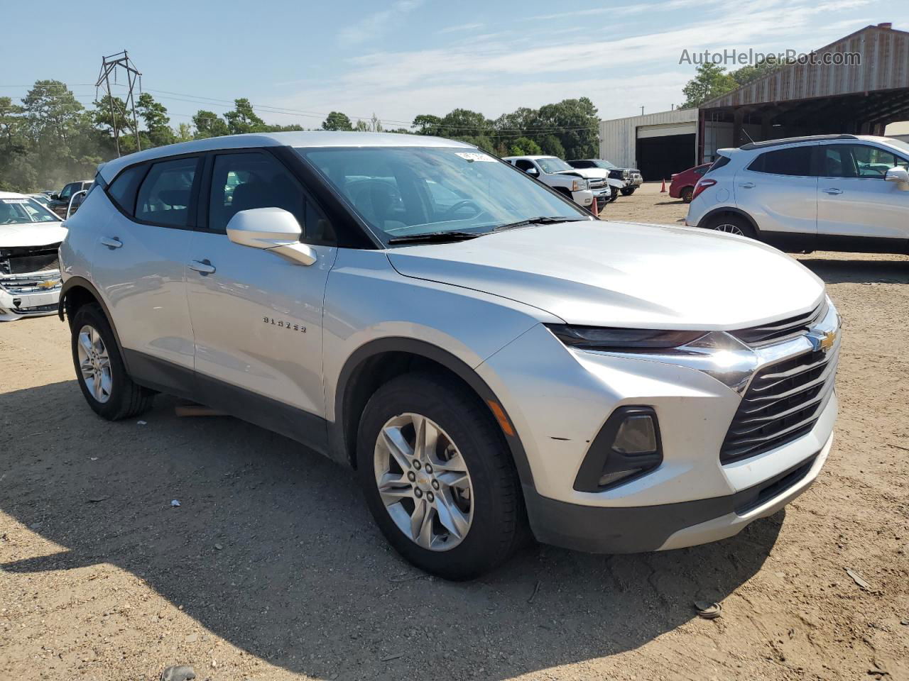 2019 Chevrolet Blazer L Silver vin: 3GNKBARA6KS651981