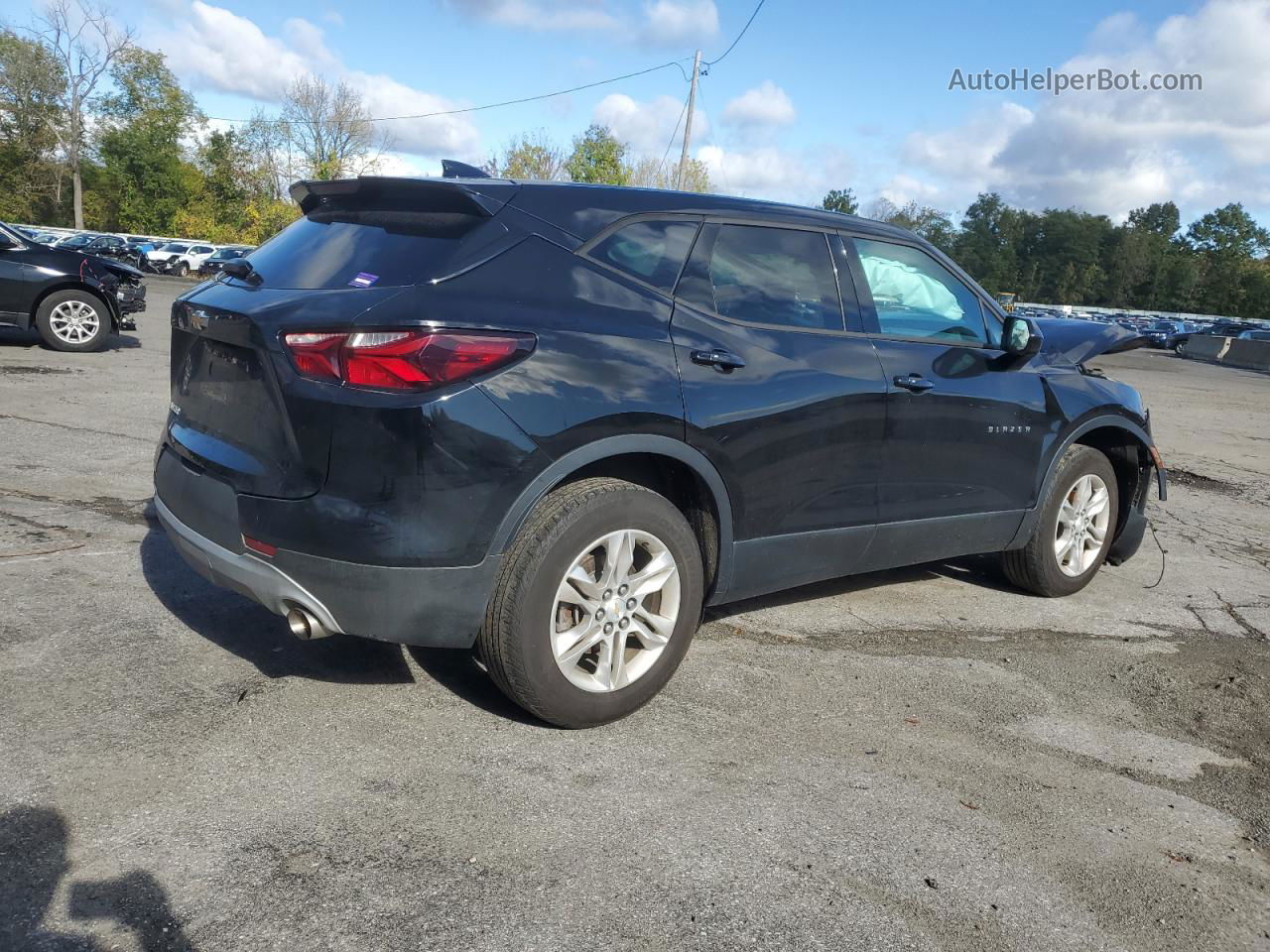 2019 Chevrolet Blazer 1lt Black vin: 3GNKBBRA0KS569265