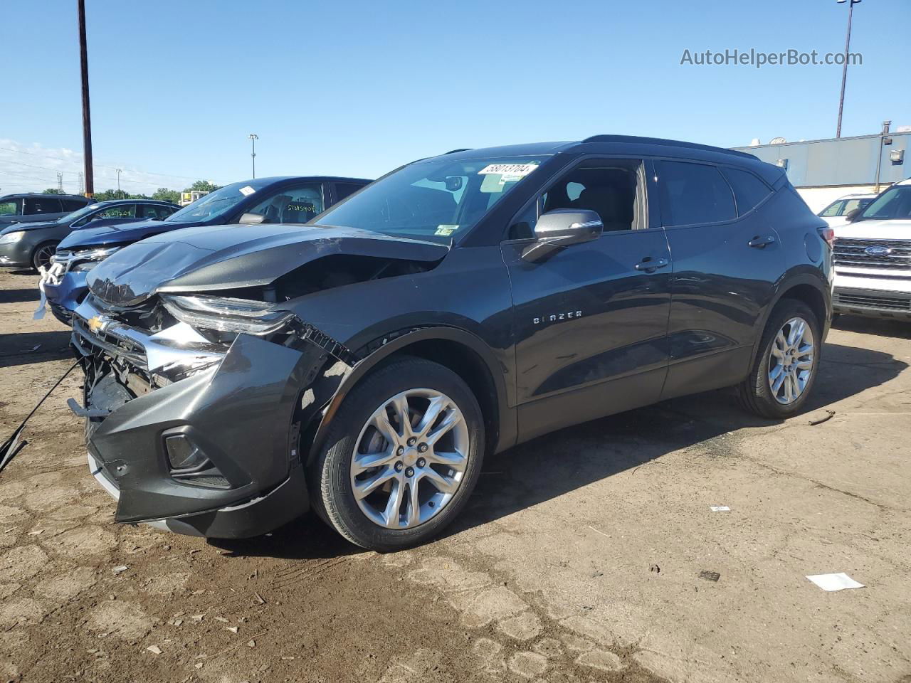 2019 Chevrolet Blazer 1lt Charcoal vin: 3GNKBBRA0KS579925