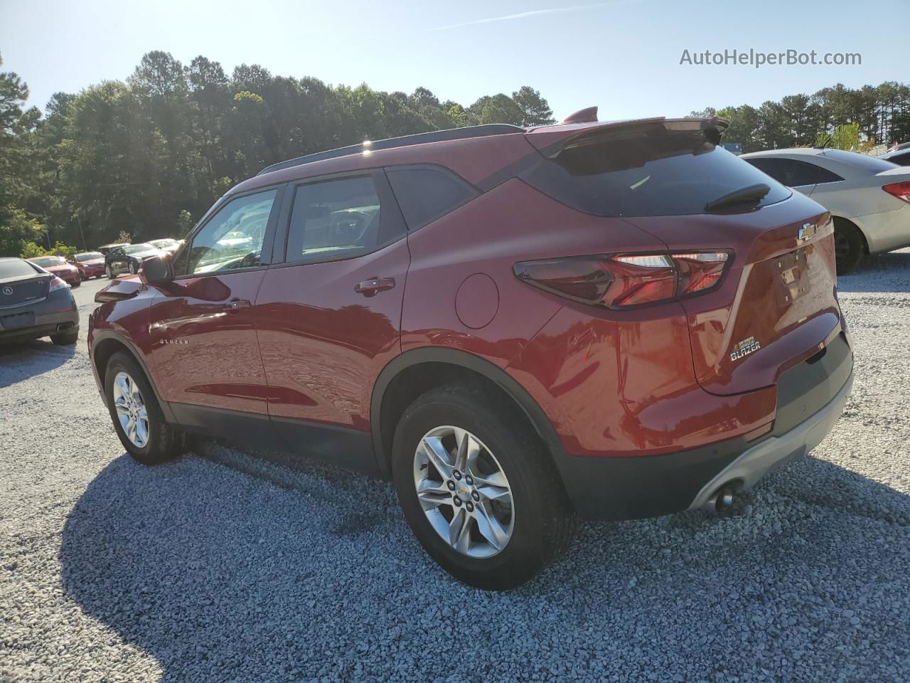 2019 Chevrolet Blazer 1lt Red vin: 3GNKBBRA1KS687714