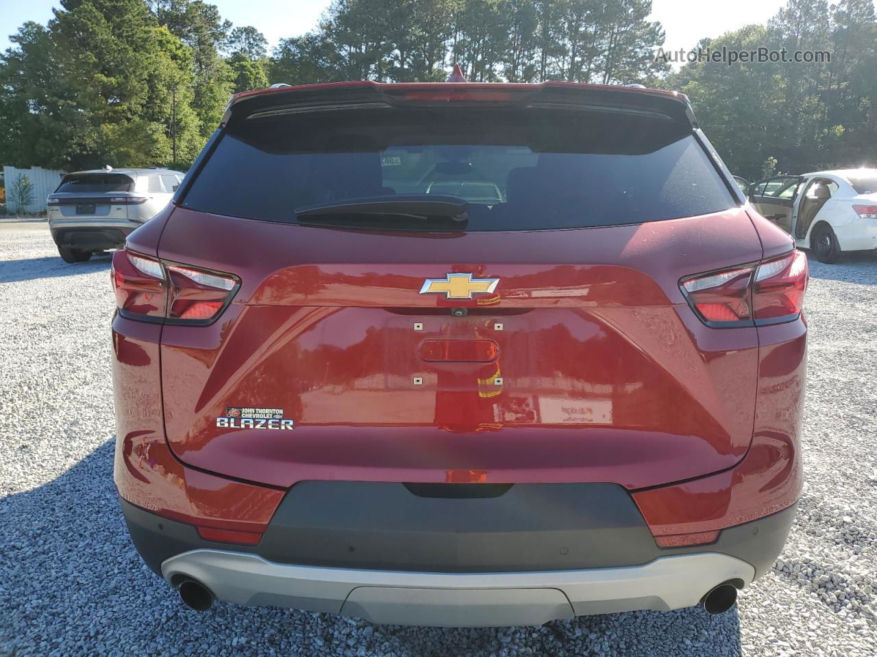 2019 Chevrolet Blazer 1lt Red vin: 3GNKBBRA1KS687714