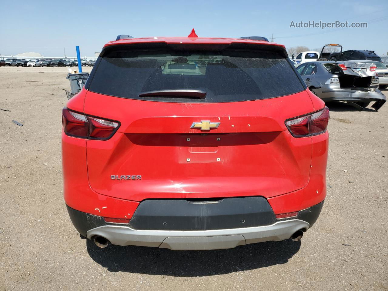 2020 Chevrolet Blazer 1lt Red vin: 3GNKBBRA2LS572668