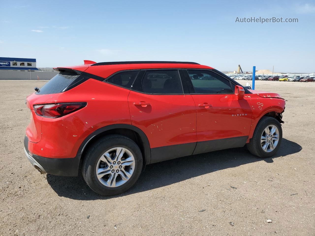 2020 Chevrolet Blazer 1lt Red vin: 3GNKBBRA2LS572668