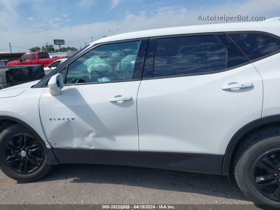 2020 Chevrolet Blazer Fwd 1lt White vin: 3GNKBBRA2LS668087