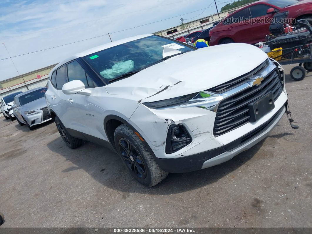 2020 Chevrolet Blazer Fwd 1lt White vin: 3GNKBBRA2LS668087