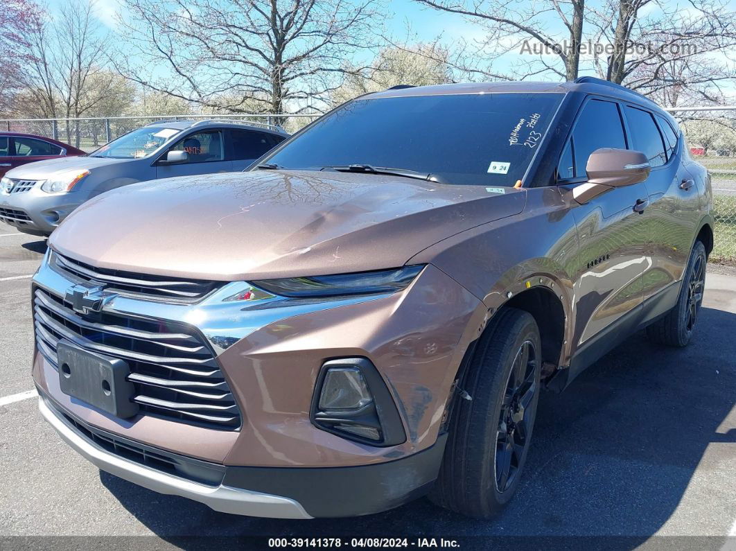 2019 Chevrolet Blazer Коричневый vin: 3GNKBBRA3KS692123