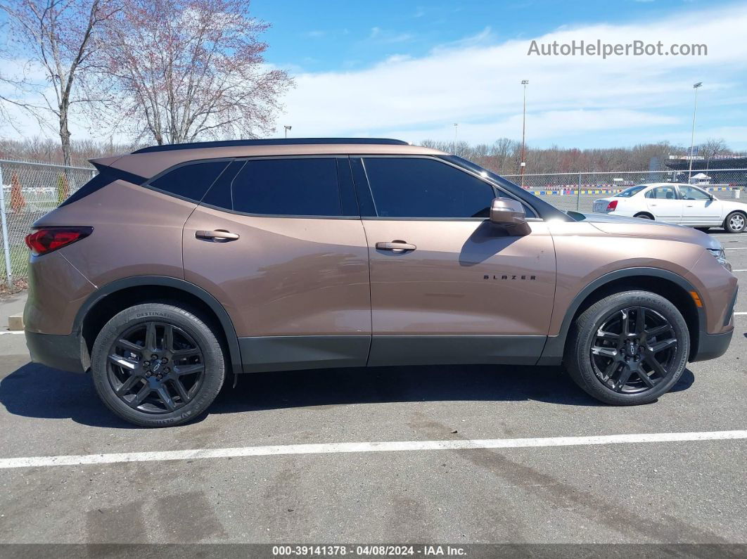 2019 Chevrolet Blazer Коричневый vin: 3GNKBBRA3KS692123