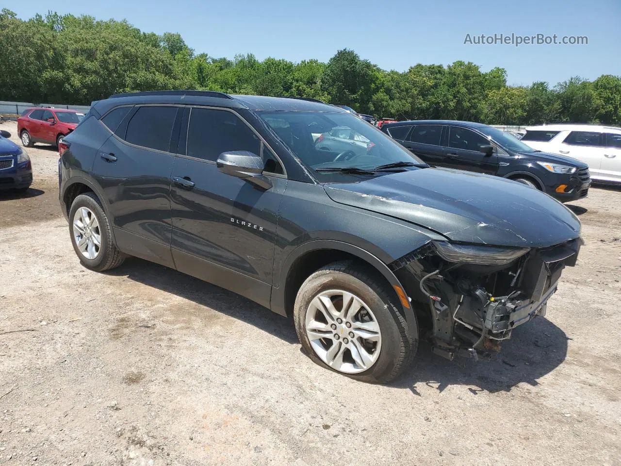 2020 Chevrolet Blazer 1lt Gray vin: 3GNKBBRA4LS564328