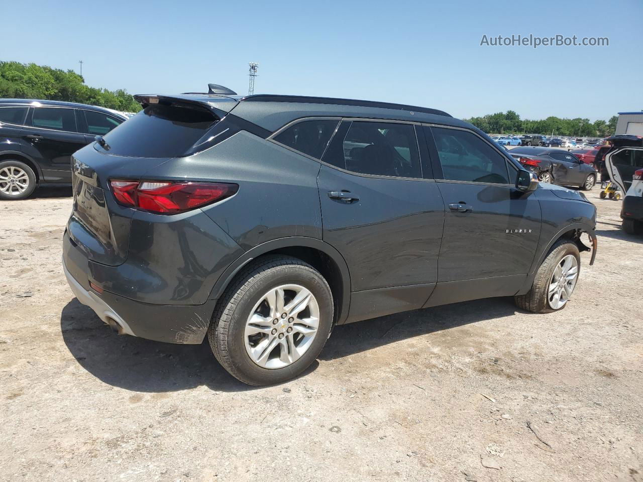 2020 Chevrolet Blazer 1lt Gray vin: 3GNKBBRA4LS564328