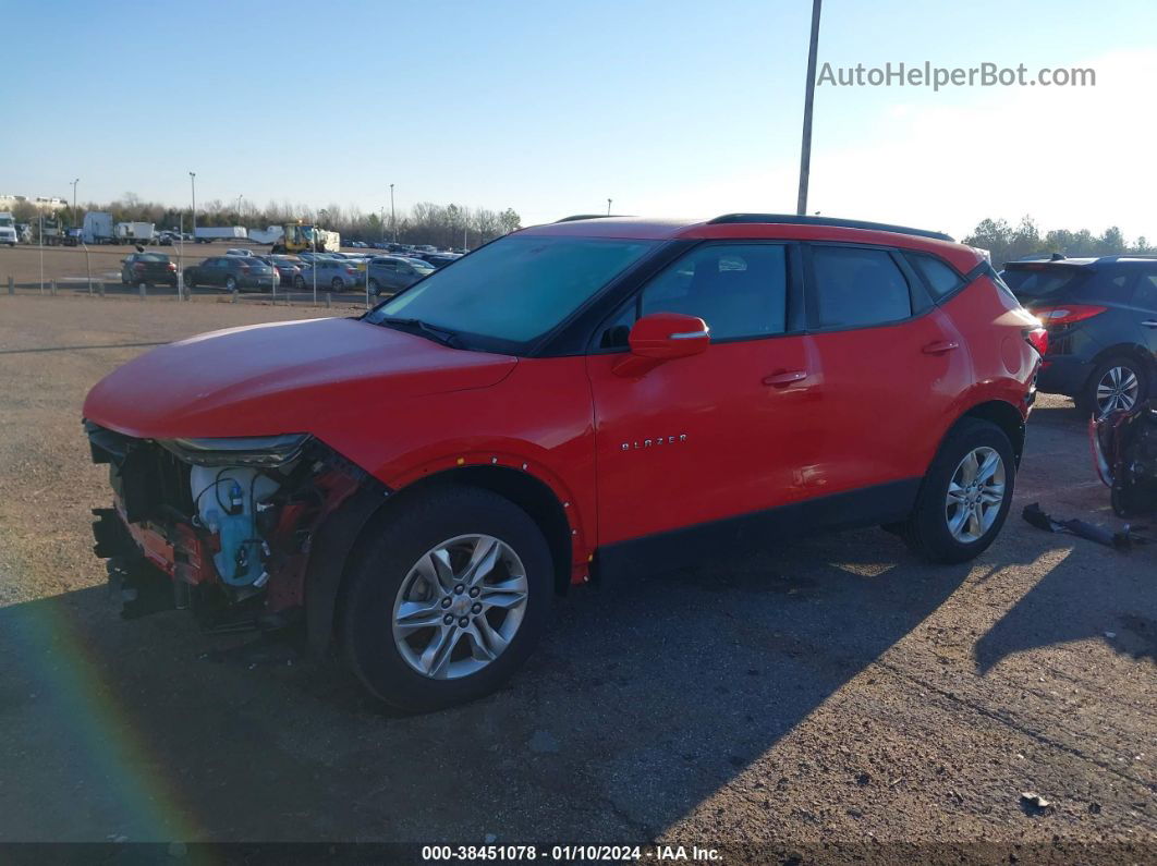 2020 Chevrolet Blazer Fwd 1lt Red vin: 3GNKBBRA4LS687384