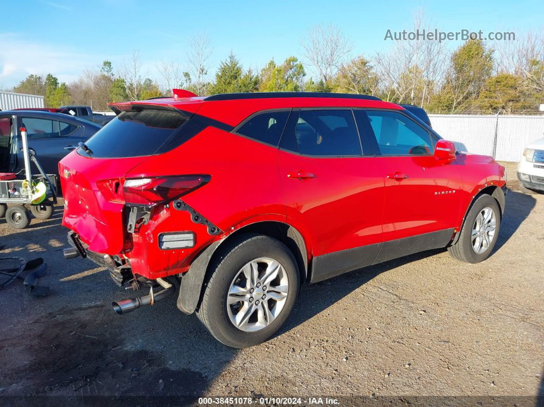 2020 Chevrolet Blazer Fwd 1lt Red vin: 3GNKBBRA4LS687384