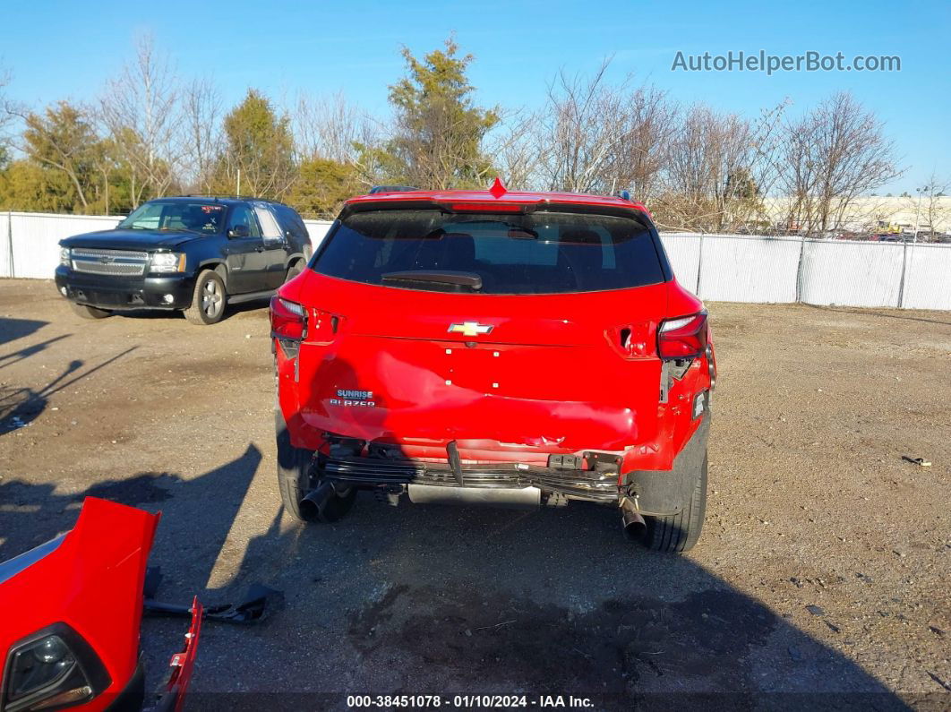 2020 Chevrolet Blazer Fwd 1lt Red vin: 3GNKBBRA4LS687384