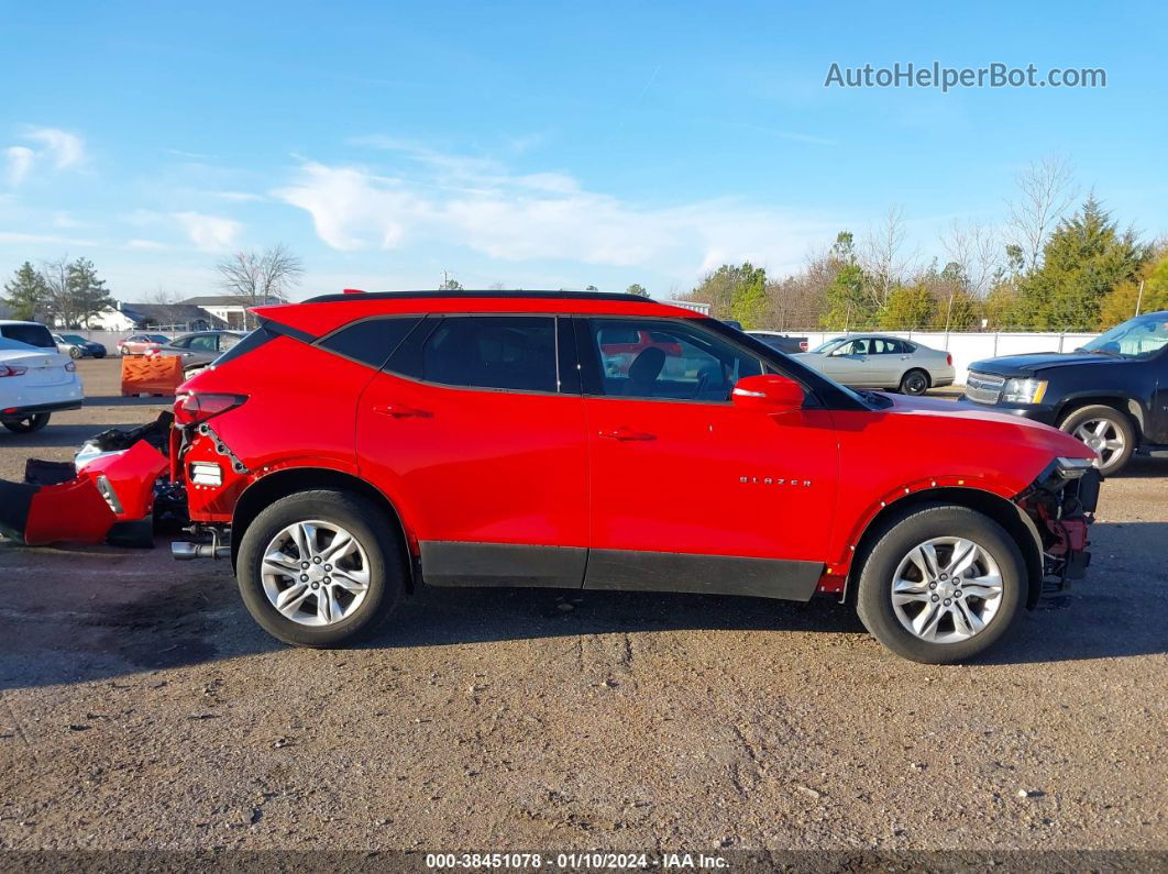 2020 Chevrolet Blazer Fwd 1lt Red vin: 3GNKBBRA4LS687384