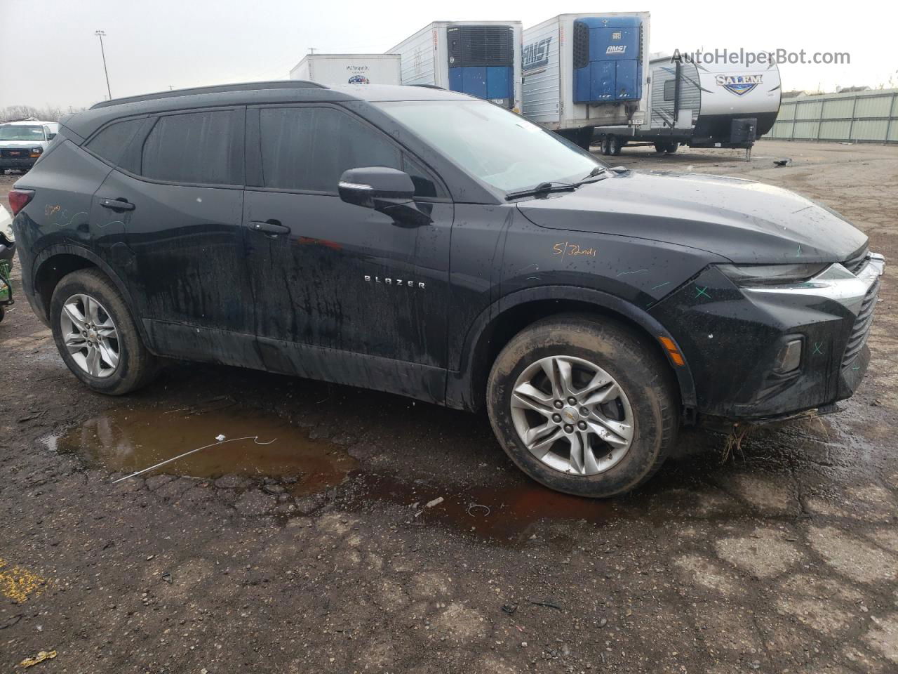 2019 Chevrolet Blazer 1lt Черный vin: 3GNKBBRA5KS674772