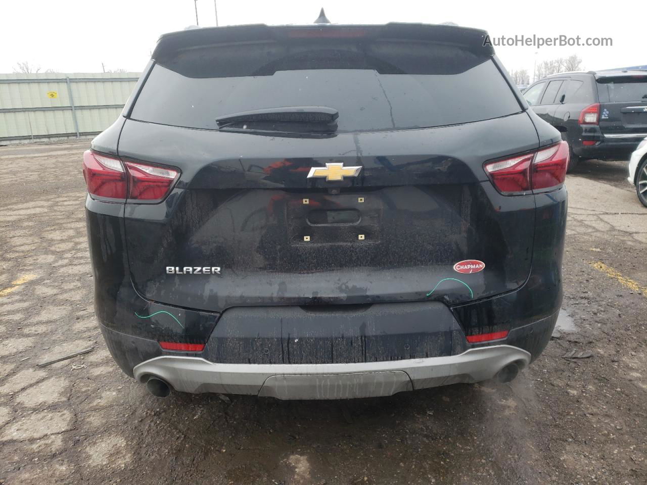 2019 Chevrolet Blazer 1lt Black vin: 3GNKBBRA5KS674772