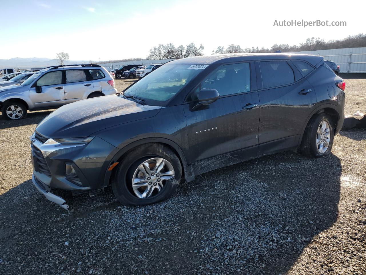 2019 Chevrolet Blazer 1lt Charcoal vin: 3GNKBBRA5KS689160