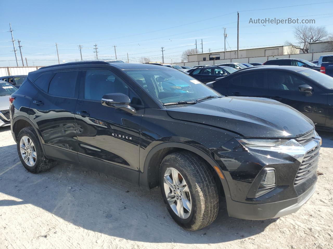 2020 Chevrolet Blazer 1lt Black vin: 3GNKBBRA5LS533864