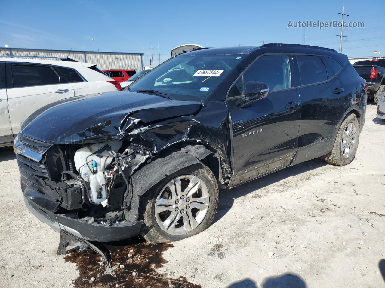 2020 Chevrolet Blazer 1lt Black vin: 3GNKBBRA5LS533864