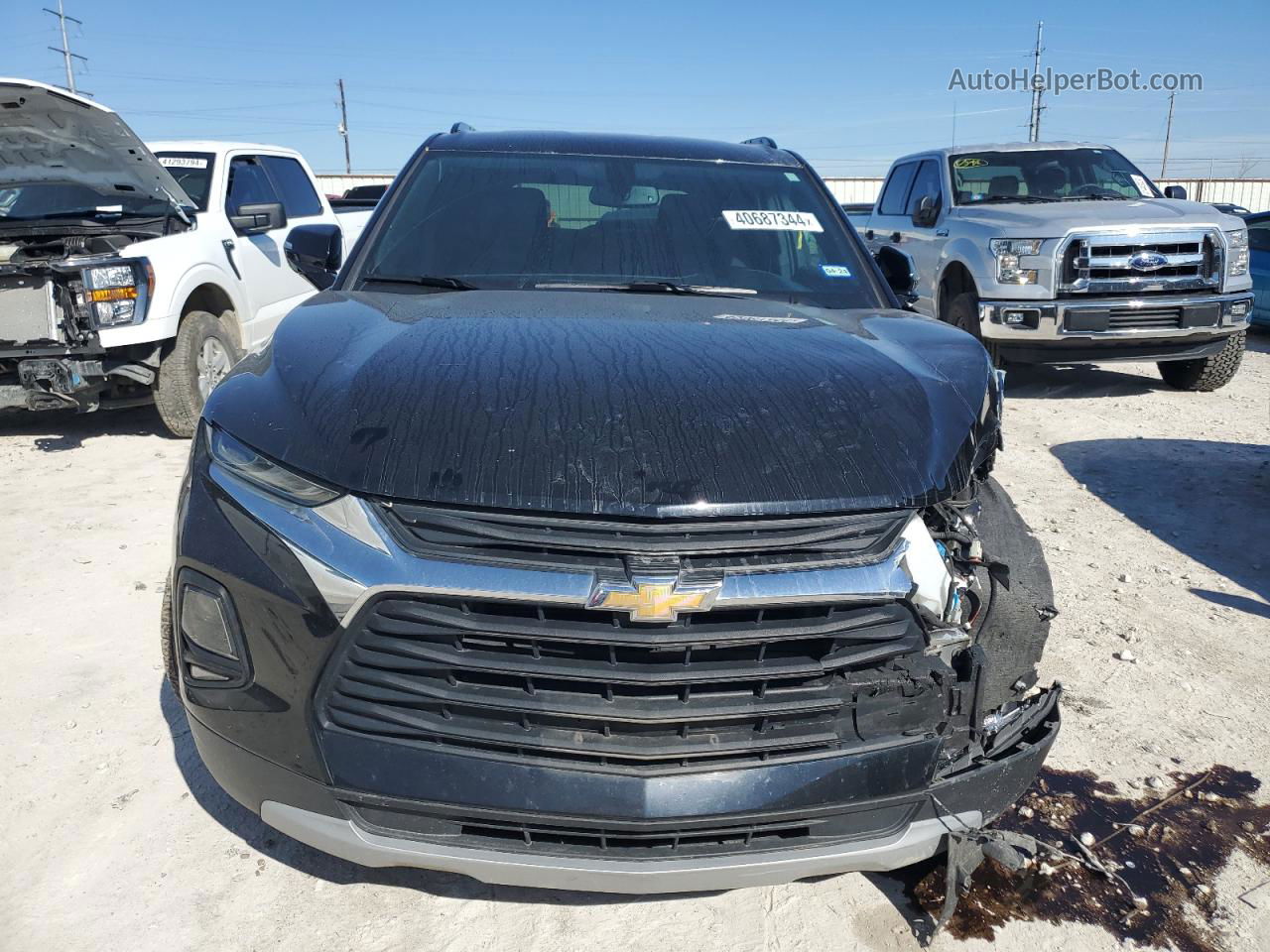 2020 Chevrolet Blazer 1lt Black vin: 3GNKBBRA5LS533864