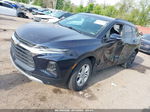 2020 Chevrolet Blazer Fwd 1lt Blue vin: 3GNKBBRA5LS559705