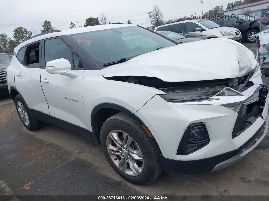 2020 Chevrolet Blazer Fwd 1lt White vin: 3GNKBBRA5LS580845