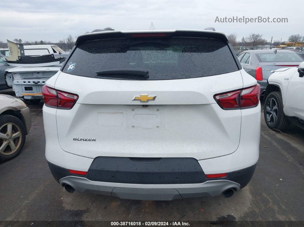 2020 Chevrolet Blazer Fwd 1lt White vin: 3GNKBBRA5LS580845