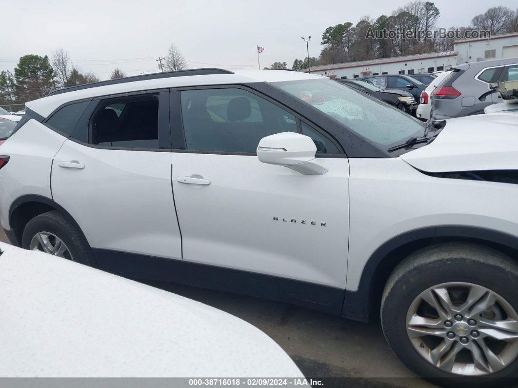 2020 Chevrolet Blazer Fwd 1lt White vin: 3GNKBBRA5LS580845