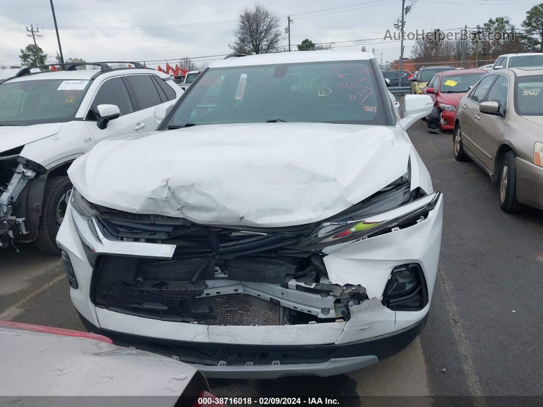 2020 Chevrolet Blazer Fwd 1lt White vin: 3GNKBBRA5LS580845