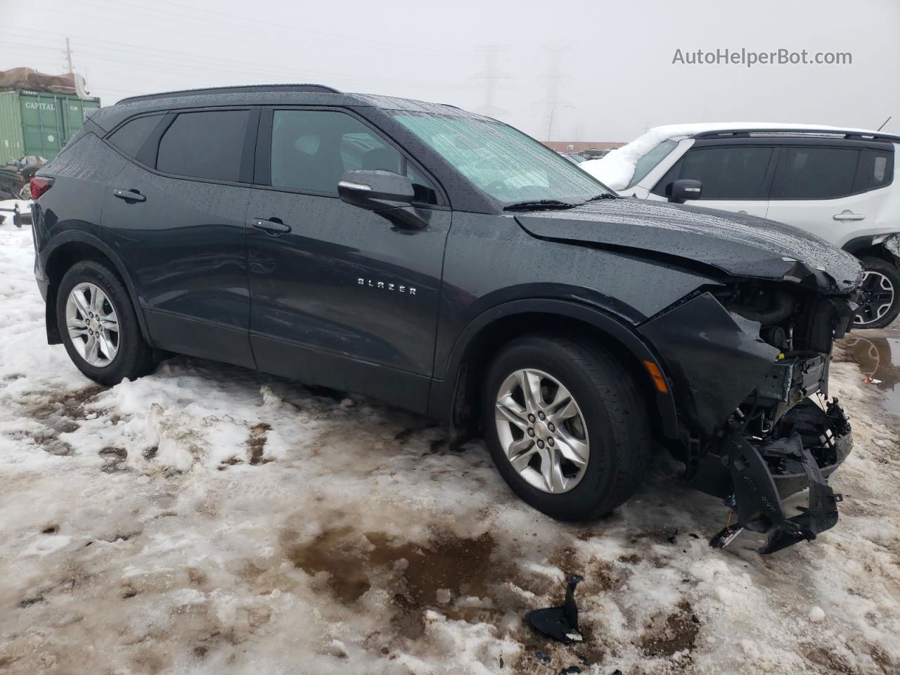 2019 Chevrolet Blazer 1lt Серый vin: 3GNKBBRA6KS577757