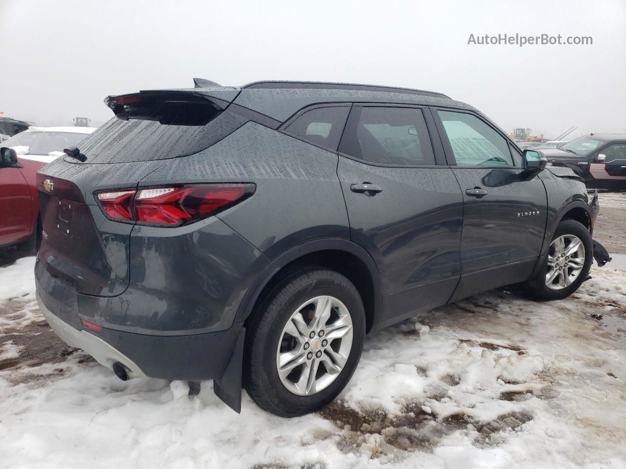 2019 Chevrolet Blazer 1lt Серый vin: 3GNKBBRA6KS577757