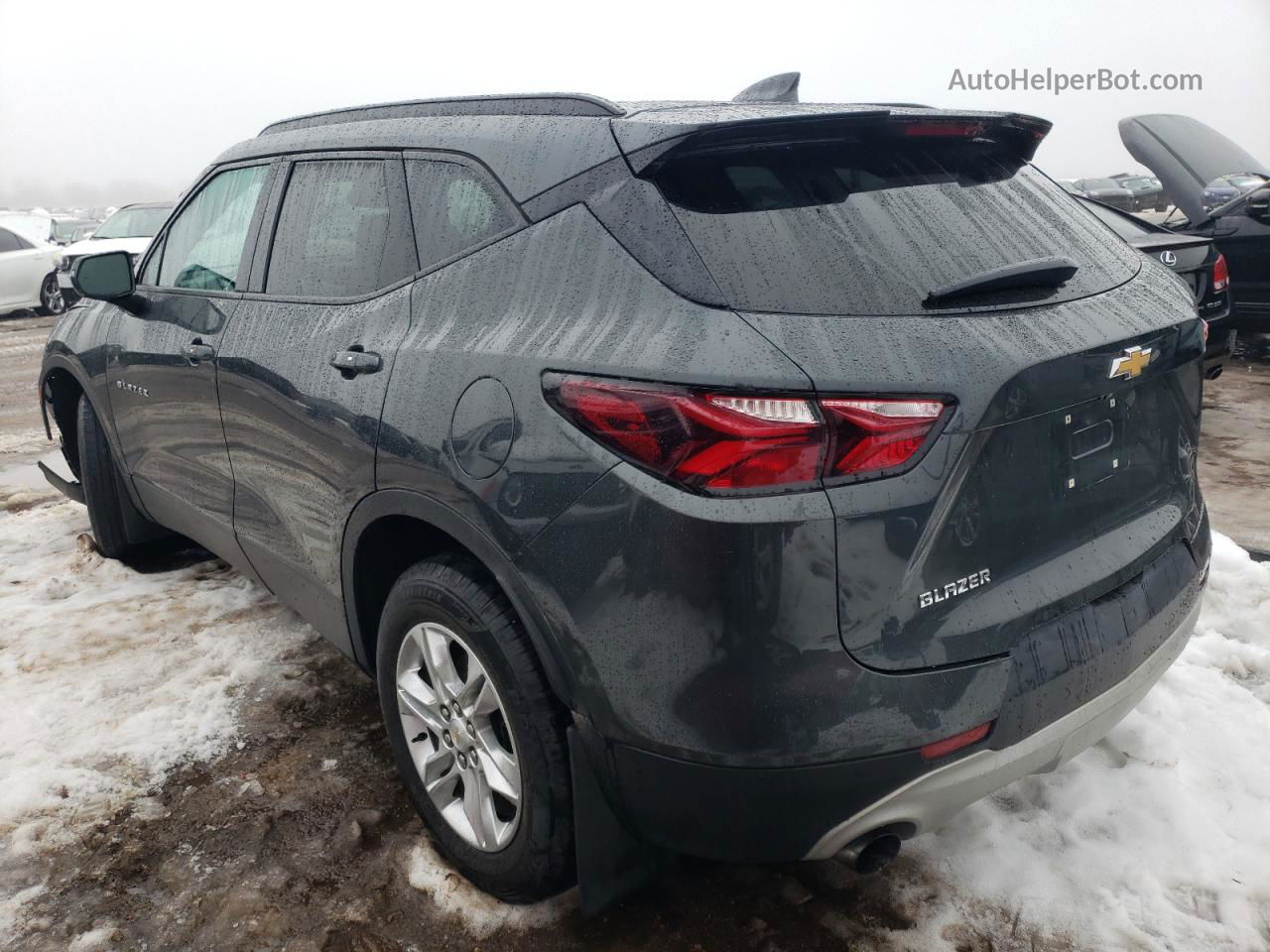 2019 Chevrolet Blazer 1lt Gray vin: 3GNKBBRA6KS577757